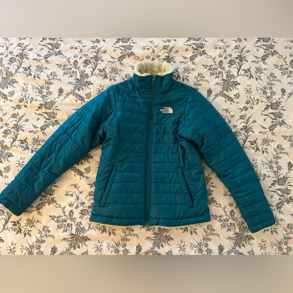 The North Face Girls Reversible Jacket Size Medium 10/12 Excellent Condition - Picture 3 of 7